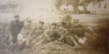 Photo of gendarmes in the area of Volvi