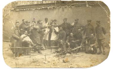 Easter of Greek soldiers in Eski Shehir, Turkey