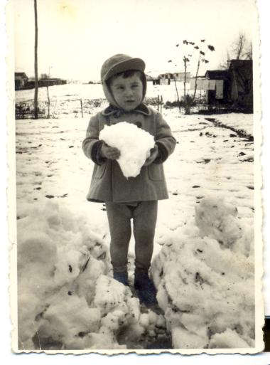 Savvas Salpistis at the age of 3 in the same arena