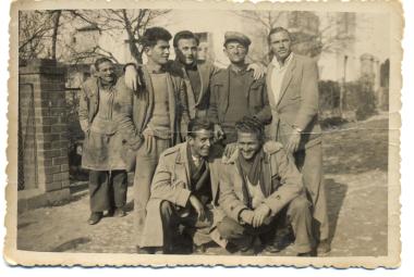 In front of the Symvoulidis block of flats after Parris' pavilion, in the then Vas. Olgas