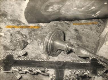 The desecration of the holy church of St. Demetrios of Kourouchesme