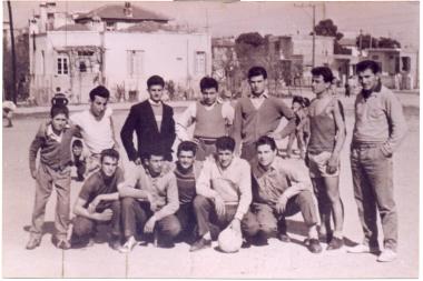 In the football field between the current streets M. Alexandrou, Ethniki. Antistaseos, Kazazi