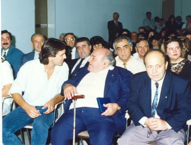 Celebration of the 60th anniversary of the Admiral Votsi Association at the Kalamaria Town Hall with the awarding of honorary plaques.