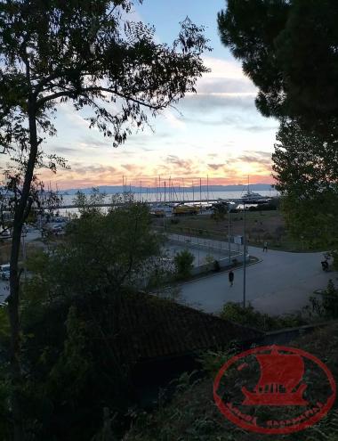 Sunset at Aretsou Marina