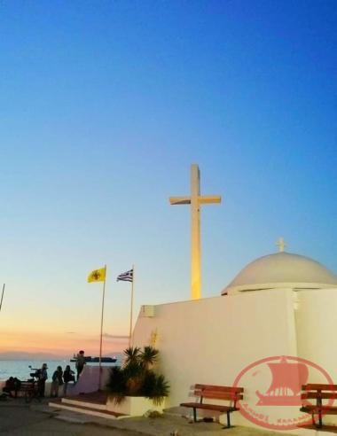 Karabournaki. Chapel of the Thessaloniki Nautical Club