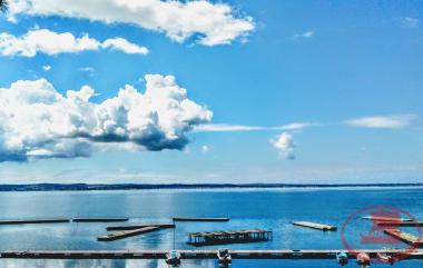 The Marina of Aretsou with the Floating Platforms