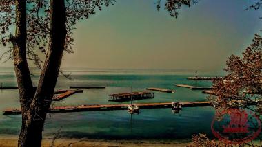 The Marina of Aretsou with the Floating Platforms