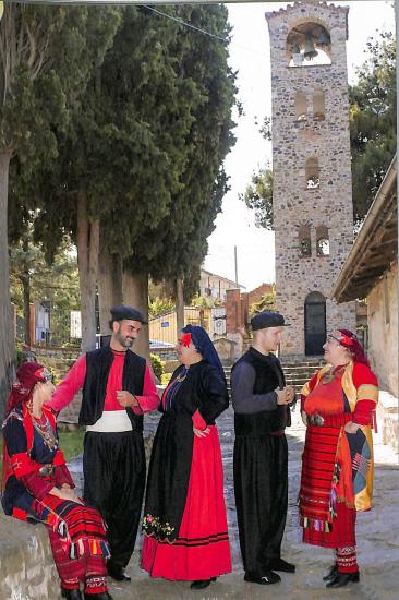Traditional Costumes of Mellisochori Thessaloniki