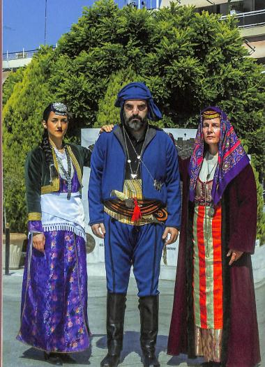 Traditional costumes of Kerasounta, House Lady costume of Pontos.