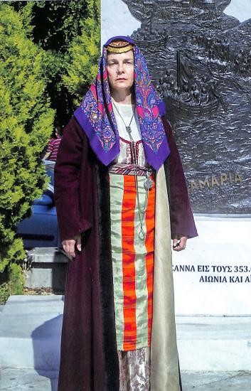 Traditional costume of a House Lady of Pontos.