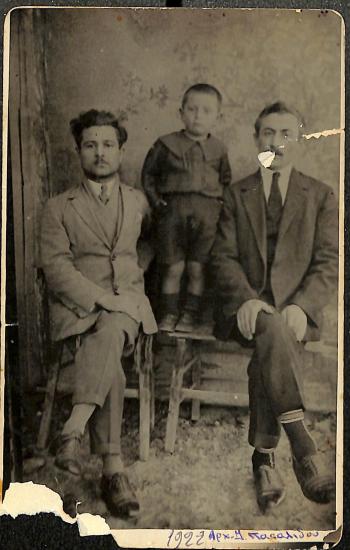 Brothers George and Nikos Asvestopoulos and Son, Pontus 1922