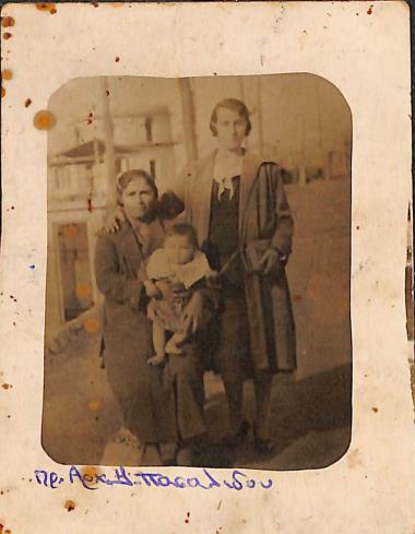 Sotira Kalithea (seated), Ourania Langidou-Pasalidou, 1930