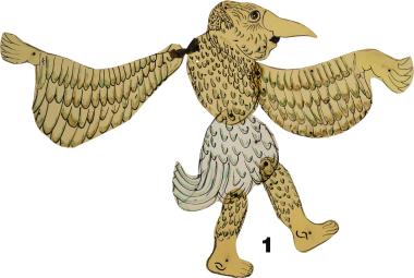 Karagioxis as a Bird
