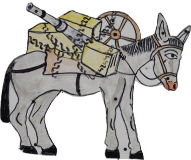 The transport of ammunition