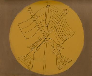 Greek flags and muskets 1