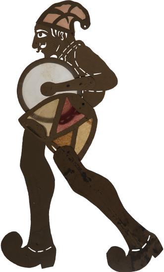 The drum player