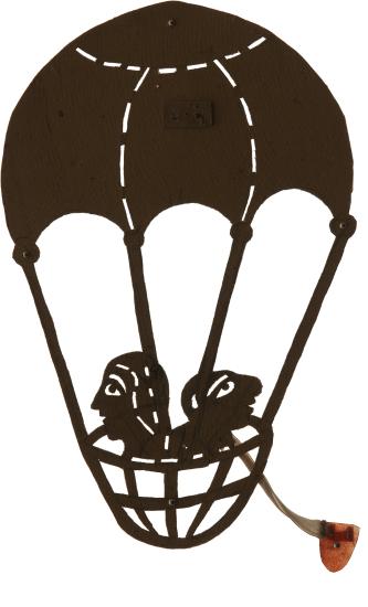 Karagiozis in the hot-air-balloon