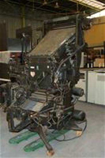 Λινοτυπική Μηχανή Linotype