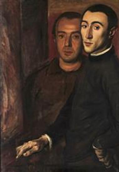 Ο ζωγράφος με τον Νίκο Νικολάου
