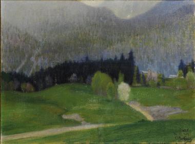 Τοπίο με έλατα, Ischl