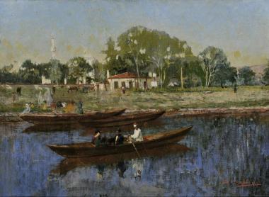 Βάρκες στα νερά του Βοσπόρου