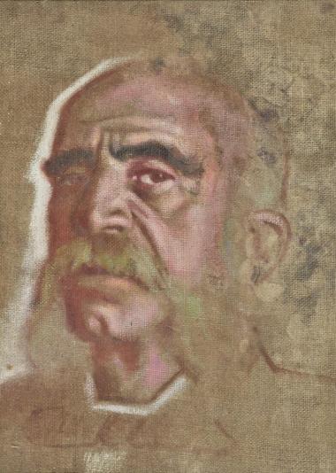 Ο πεθερός του καλλιτέχνη Νικόλαος Βαλσαμάκης