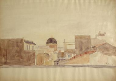 Αθηναϊκά σπίτια και Άγιος Διονύσιος