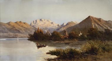 Λίμνη στη Βόρεια Ιταλία