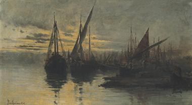 Ιστιοφόρα σε λιμάνι