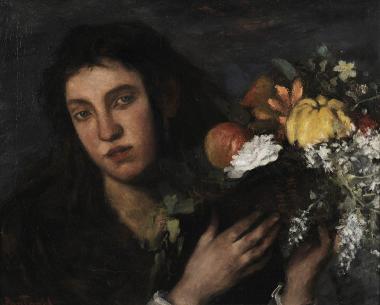 Ανθοπώλις με καλάθι