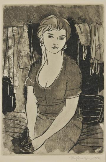 Κοπέλα καθιστή