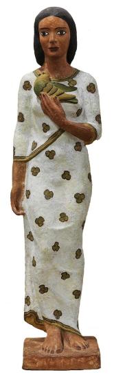 Κόρη με περιστέρι