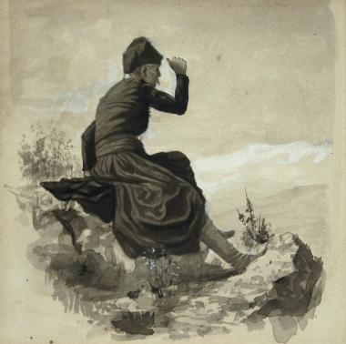 Ο οπλαρχηγός ατενίζει τον ουρανό