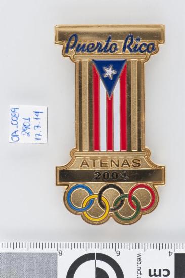 Αναμνηστικό της Αποστολής του Πουέρτο Ρίκο για τους Ολυμπιακούς Αγώνες του 2004