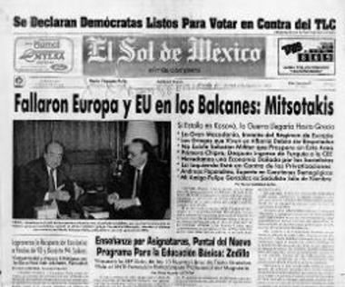 Δημοσίευμα Εφημερίδας El Sol de Mexico σχετικά με συνέντευξη ΚΜ για την εξωτερική πολιτική και την οικονομία