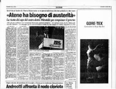 Συνέντευξη ΚΜ στην ιταλική εφημερίδα Corriere della sera
