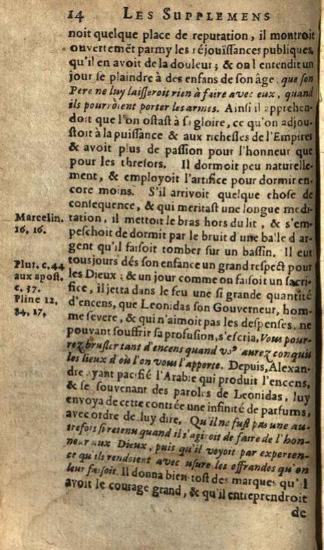 Quintus Curtius Rufus. Quinte Curce de la Vie & des actions d’Alexandre le Grand. De la traduction De M. de Vaugelas avec les Supplemens de J. Freinshem... du Ryer..., Φρανκφούρτη, Jean Guilh. Ammon, 1673.