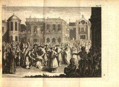 M. de Spanheim. Histoire de la Papesse Jeanne fidélement tirée de la dissertation latine…, La Haye, Chez Scheuzler, 1738.