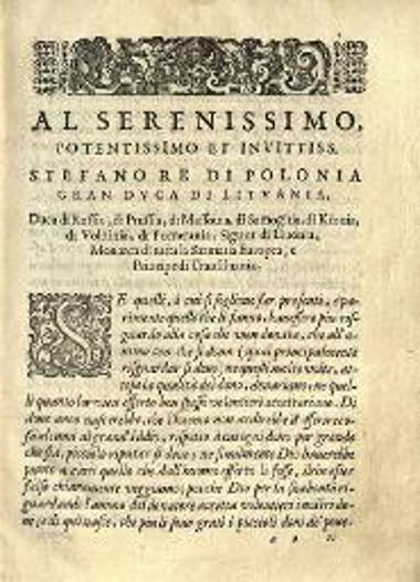 Ἰωάννης Μάρουλλος Ταρχανιώτης. Delle Historie del Mondo... Volume Secondo della Prima Parte (καὶ Volume Secondo della Terza Parte. Con l’aggiunta del... Bartholomeo Dionigi da Fano, fino all’anno MDLXXXIII)..., Βενετία, appresso i Ciunti, 1598.