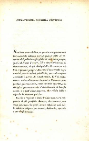Θεόφραστος. Caratteri di Teofrasto volgarizzati da Dionigi Leondarakys..., Πίζα, Dalla Capurriana, 1834.