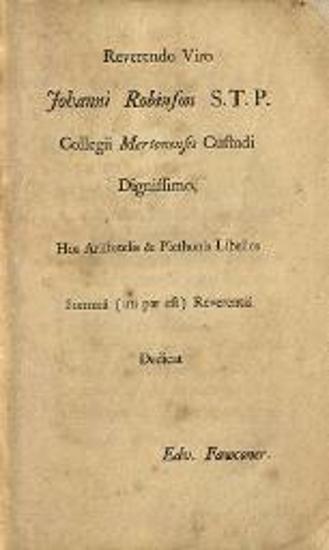 Ἀριστοτέλης - Πλήθων Γεμιστός, Ἀριστοτέλους Περὶ ἀρετῶν καὶ κακιῶν. Πλήθωνος Περὶ ἀρετῶν --- Recensuit Edvardus Fawconer ---, Ὀξφόρδη, E Theatro Sheldoniano, 1752.
