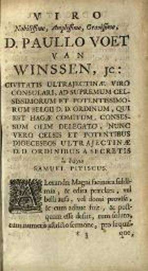 Quintus Curtius Rufus. Alexander Magnus et in illum Commentarius, Οὐτρέχτη, Franciscus Halmam, 1693.