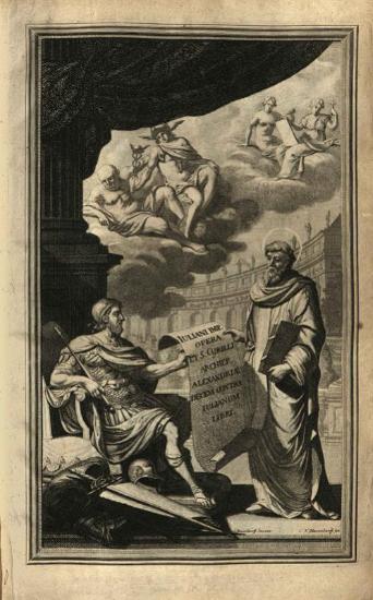 Ἰουλιανός. Ἰουλιανοῦ Αὐτοκράτορος Τὰ Σωζόμενα καὶ τοῦ ἐν Ἁγίοις Κυρίλλου ἀρχιεπισκόπου Ἀλεξανδρείας πρὸς τὰ τοῦ ἐν ἀθέοις Ἰουλιανοῦ λόγοι δέκα... Accedumt Dionysii Petavii in Iulianum Notae... Ezechiel Spanhemius... recensuit..., Λειψία, sumptibus haeredum M.G. Weidmanni & Ioh. Ludovici, 1696.