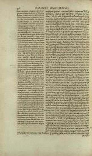 Διονύσιος Ἁλικαρνασσεύς. Τὰ Εὑρισκόμενα Ἱστορικά τε καὶ Ρητορικὰ Συγγράμματα, Λειψία, Mauritius Georgius Weidmann, 1691.