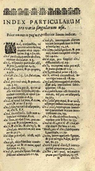 Ματθαῖος Δεβαρῆς. Mat. Devarii Liber de Graecae Linguae Particulis... [Λονδίνο], Typis Du-Gardianis, 1657.