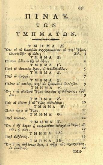 Διονύσιος Λογγίνος. Διονυσίου Λογγίνου Περὶ Ὕψους Βιβλίον..., ἐπιμελείᾳ Σπυρίδωνος Βλαντῆ, διδασκάλου τοῦ Φ.Φ. Παρ’ αὐτοῦ δὲ ἀφοσιωθὲν τῇ Φιλογενῇ καὶ Εὐεργετικωτάτῃ Ἀδελφότητι τῶν Kυρίων Ζωσιμάδων, Βενετία, Νικόλαος Γλυκύς, 1802.