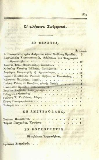 Δανιὴλ Δημητρίου Μάγνης, Λεξικὸν Ἱστορικομυθικὸν καὶ Γεωγραφικόν, Βενετία, Ἑλληνικὴ Τυπογραφία Φραγκίσκου Ἀνδρεώλα, 1834.