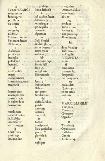 Ἄρατος. Ἀράτου Σολέως Φαινόμενα μετὰ σχολίων, Βενετία, Ἄλδος Μανούτιος [17] Ὀκτωβρίου 1499.