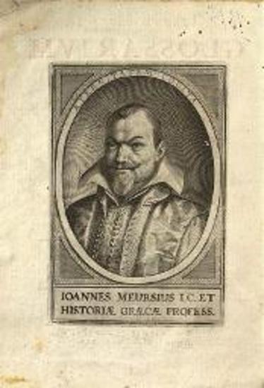 Ioannes Meursius, Glossarium Graecobarbarum ---, Leiden, Apud Ludovicum Elzevirium, 1614.