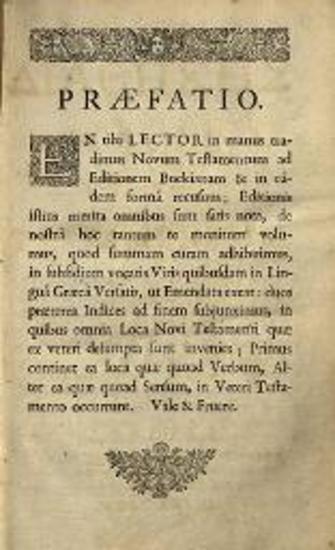 Τῆς Καινῆς Διαθήκης Ἅπαντα. Novum Testamentum..., Λονδίνο, R. Knaplocks, J. Tonson, & J. Watts, 1728.